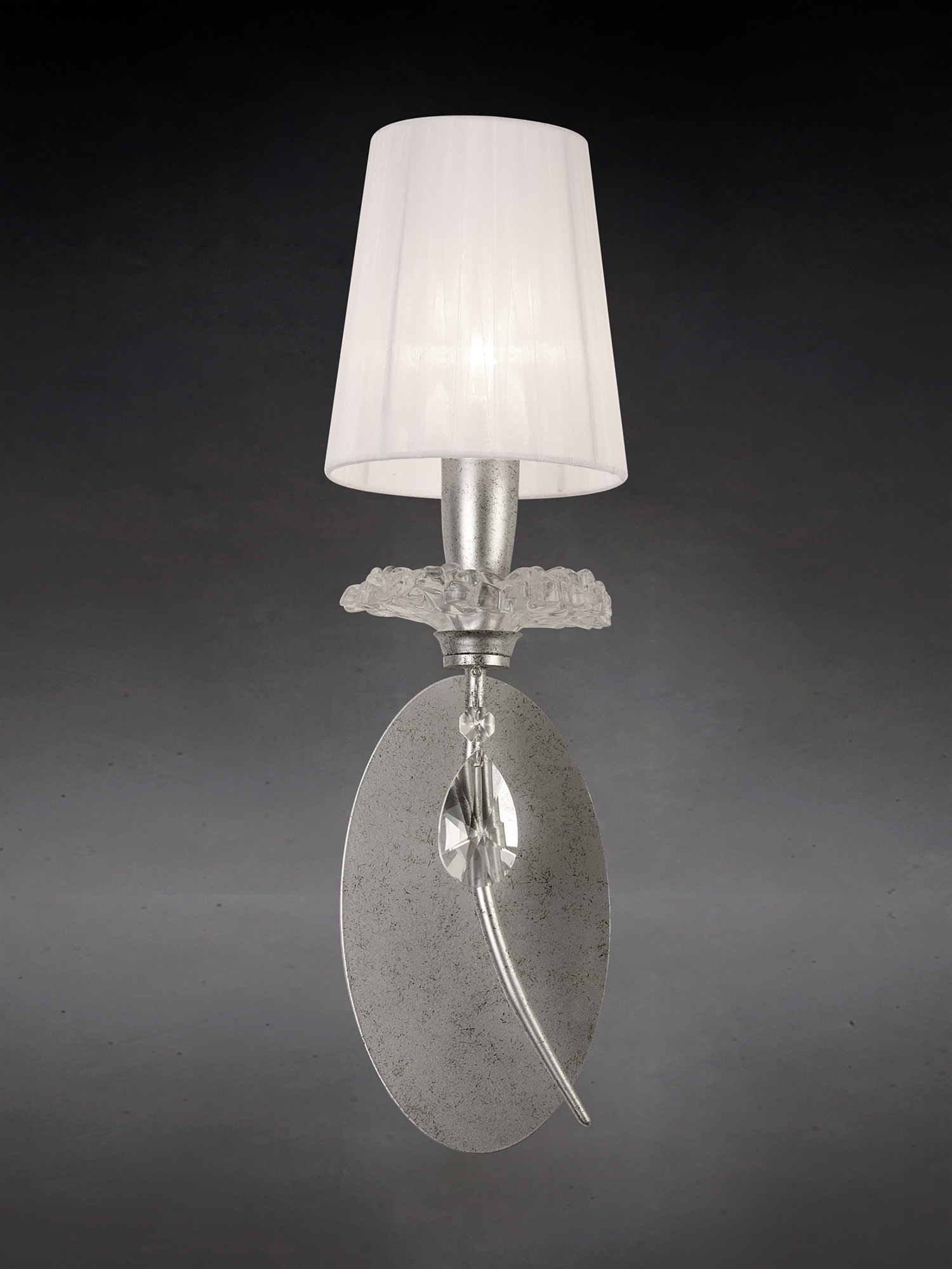 Sophie Silver Wall Lights Mantra Armed Wall Lights